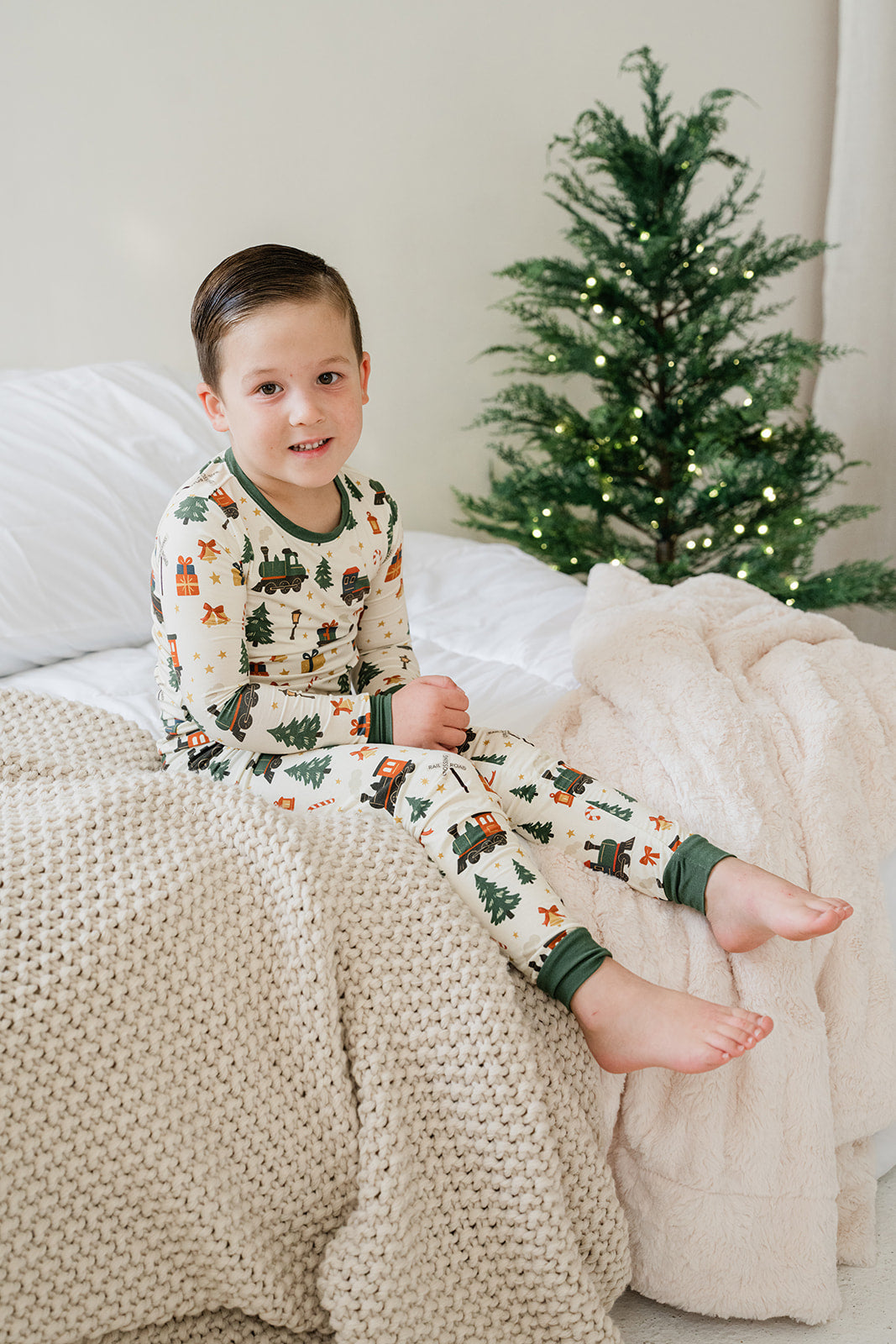 North Pole Express- Two Piece Set – Restora Sleep Co.